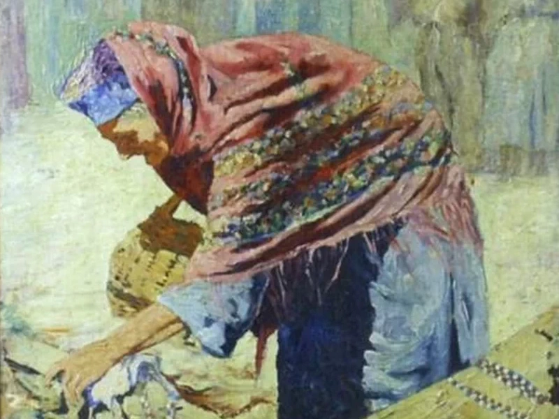 1894-Daniel Kabiljo - Vecchia donna sefardita al mercato, 1935 - Museo civico di Sarajevo